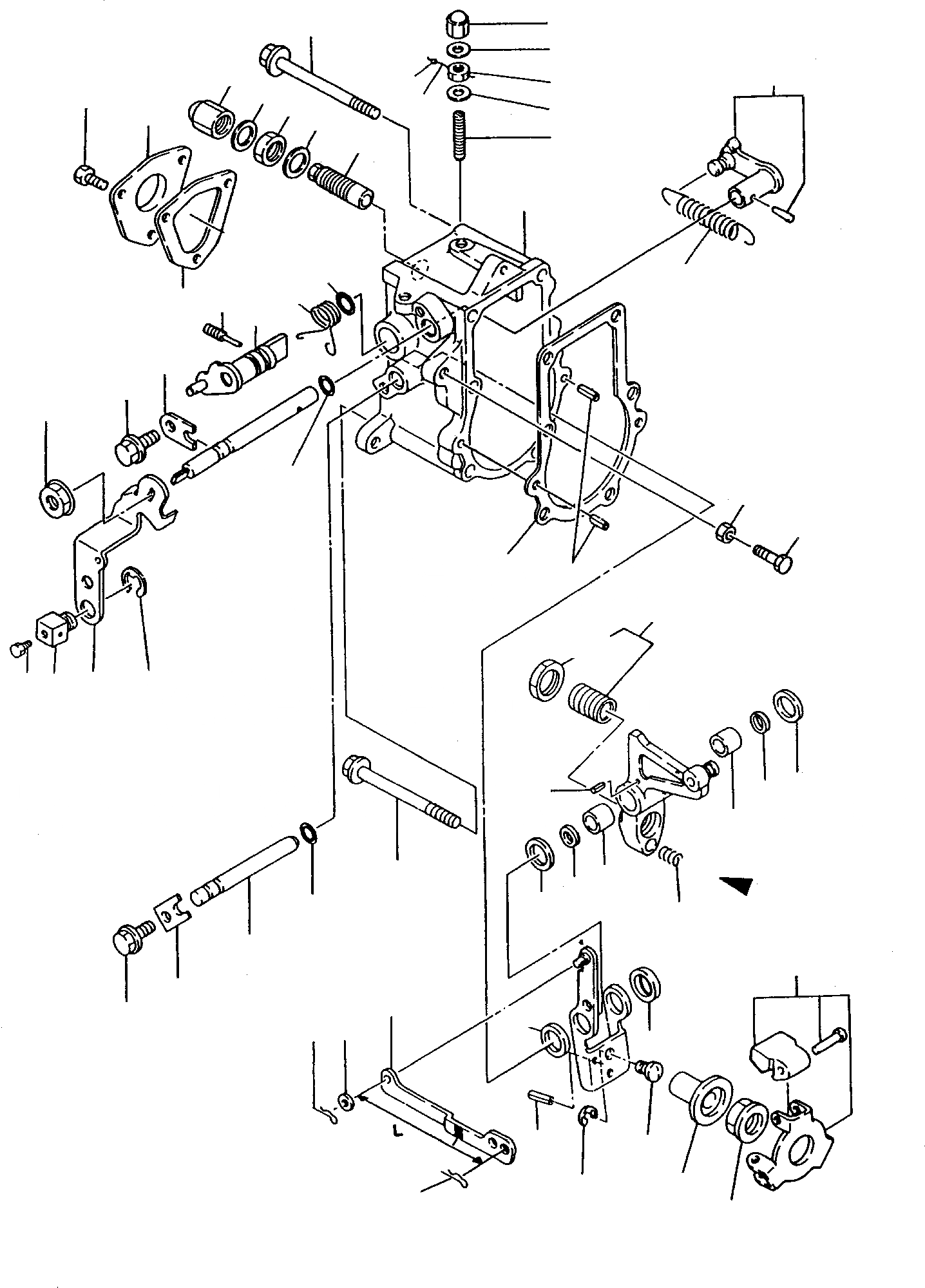 Схема запчастей Komatsu PC07-2 - РЕГУЛЯТОР ДВИГАТЕЛЬ