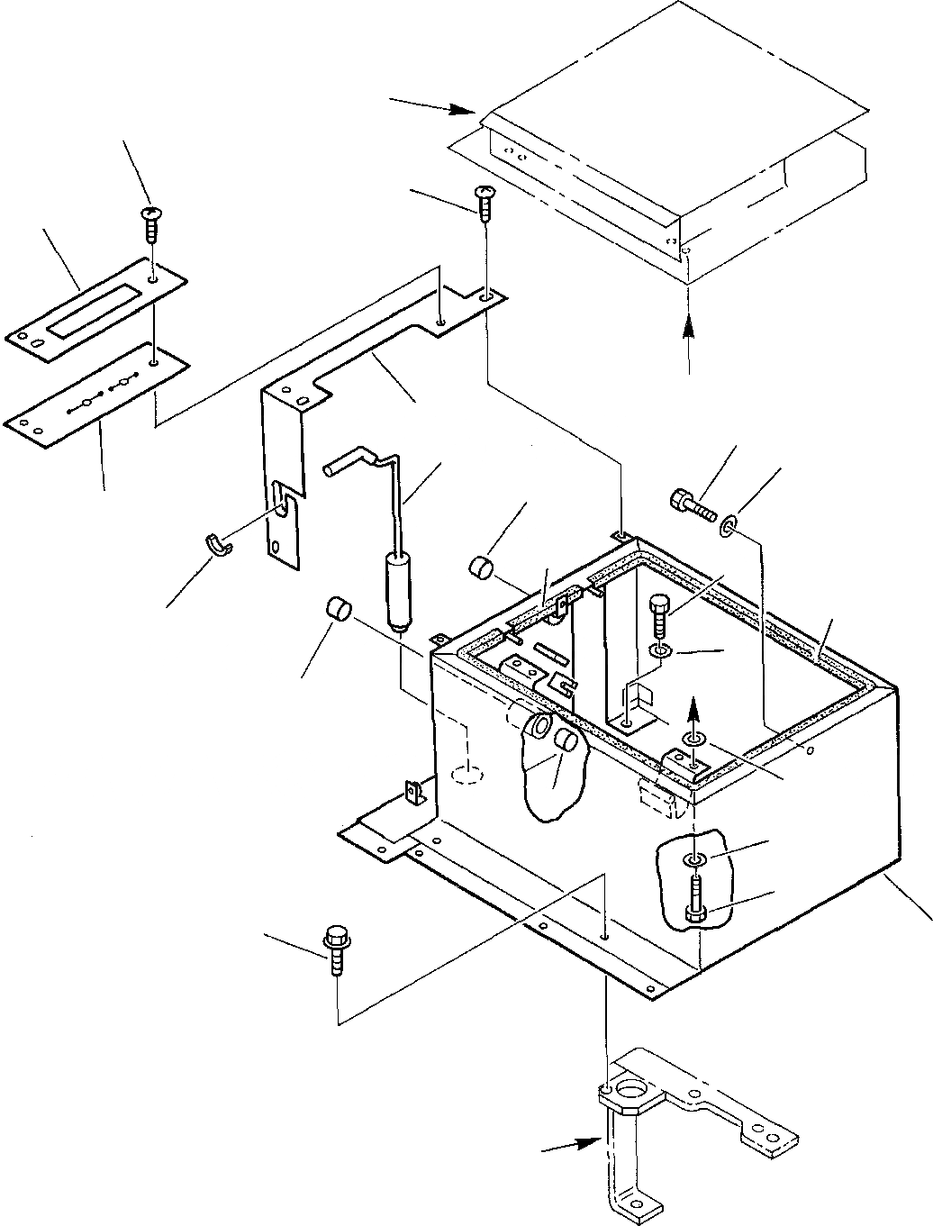 Схема запчастей Komatsu PC07-2 - ОСНОВАНИЕ КРЕСЛА И ПОВОРОТН. БЛОКИР. ПАЛЕЦ ЧАСТИ КОРПУСА И КАБИНА
