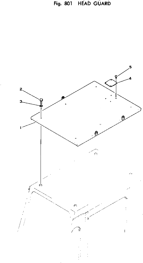 Схема запчастей Komatsu PC100-1 - ВЕРХН. ЗАЩИТА ОПЦИОННЫЕ КОМПОНЕНТЫ