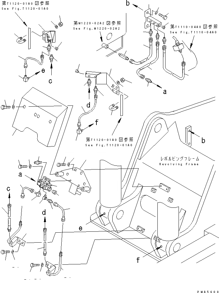 Схема запчастей Komatsu PC100-6E - АВТОМАТИЧ. СМАЗ. (АВТОМАТИЧ. СМАЗ. ЛИНИЯ) РАЗНОЕ