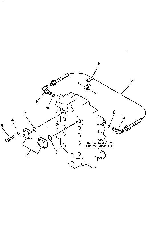 Схема запчастей Komatsu PC1000SP-1 - SERVICE PORT (ДЛЯ ЭКСКАВАТ.) (+ЯC СПЕЦ-Я.)(№-) УПРАВЛ-Е РАБОЧИМ ОБОРУДОВАНИЕМ