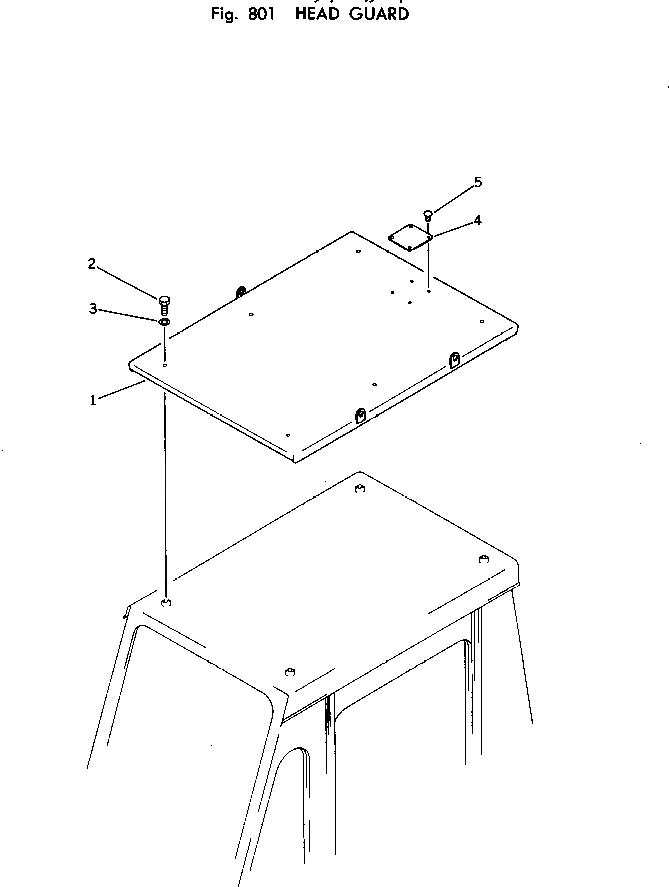 Схема запчастей Komatsu PC100L-2 - ВЕРХН. ЗАЩИТА ОПЦИОННЫЕ КОМПОНЕНТЫ
