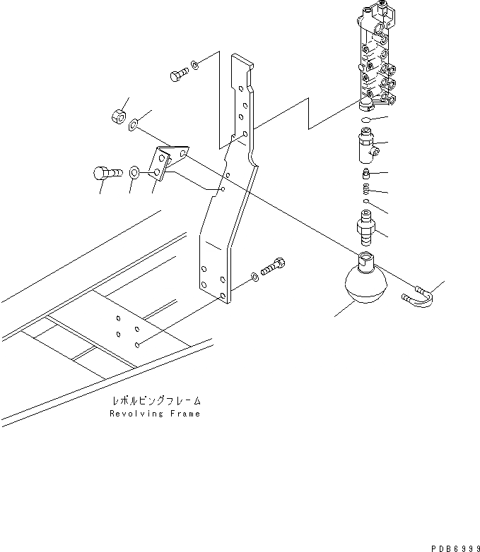 Схема запчастей Komatsu PC100L-6 - СОЛЕНОИДНЫЙ КЛАПАН ЛИНИЯ (НАВЕСН. ОБОРУД КОМПЛЕКТ)(№-) ГИДРАВЛИКА