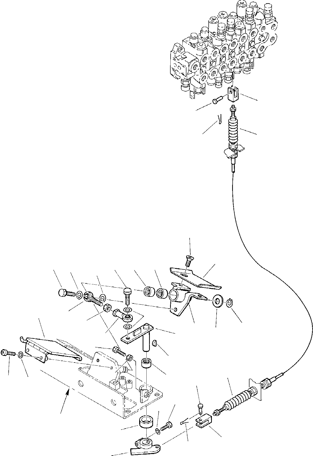 Схема запчастей Komatsu PC10-7 - НАВЕСН. ОБОРУД ПЕДАЛЬ УПРАВЛ-Е СИСТЕМА УПРАВЛЕНИЯ И ОСНОВНАЯ РАМА