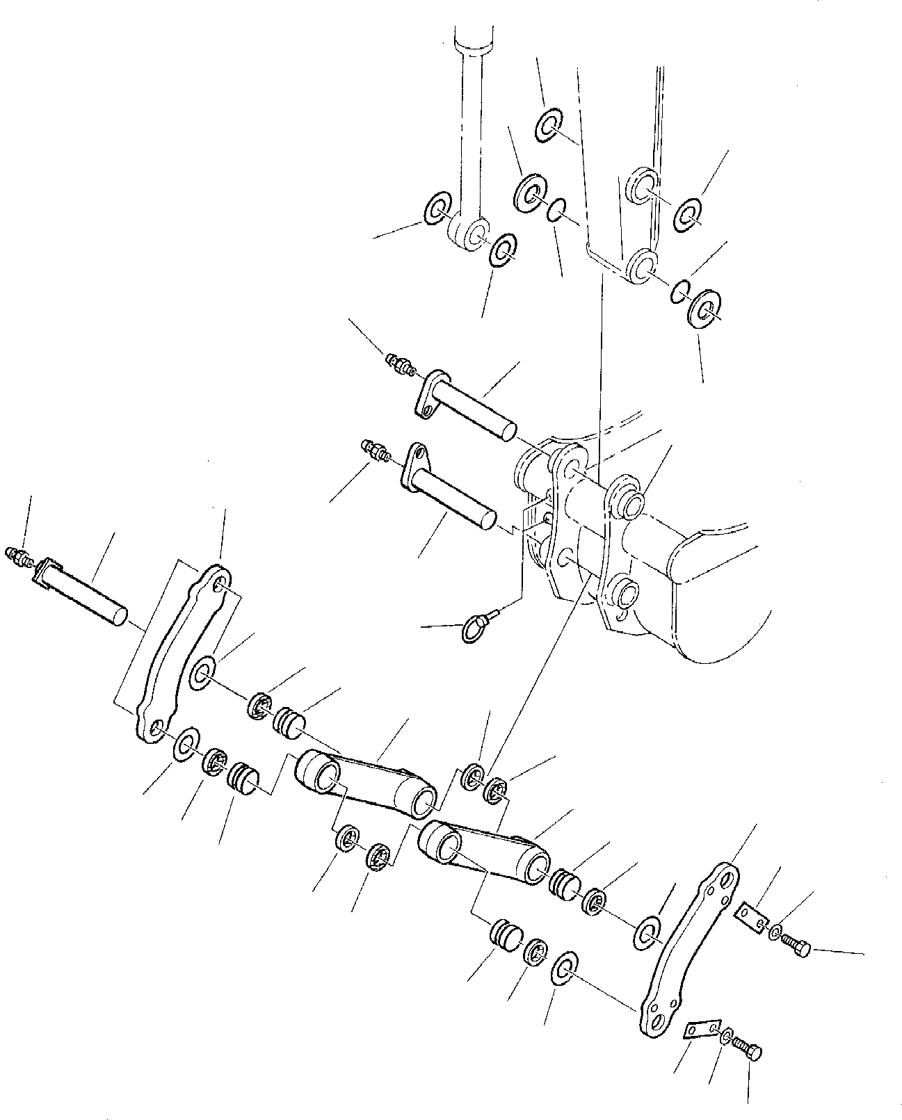 Схема запчастей Komatsu PC10-7 - СОЕДИНЕНИЕ КОВША РАБОЧЕЕ ОБОРУДОВАНИЕ