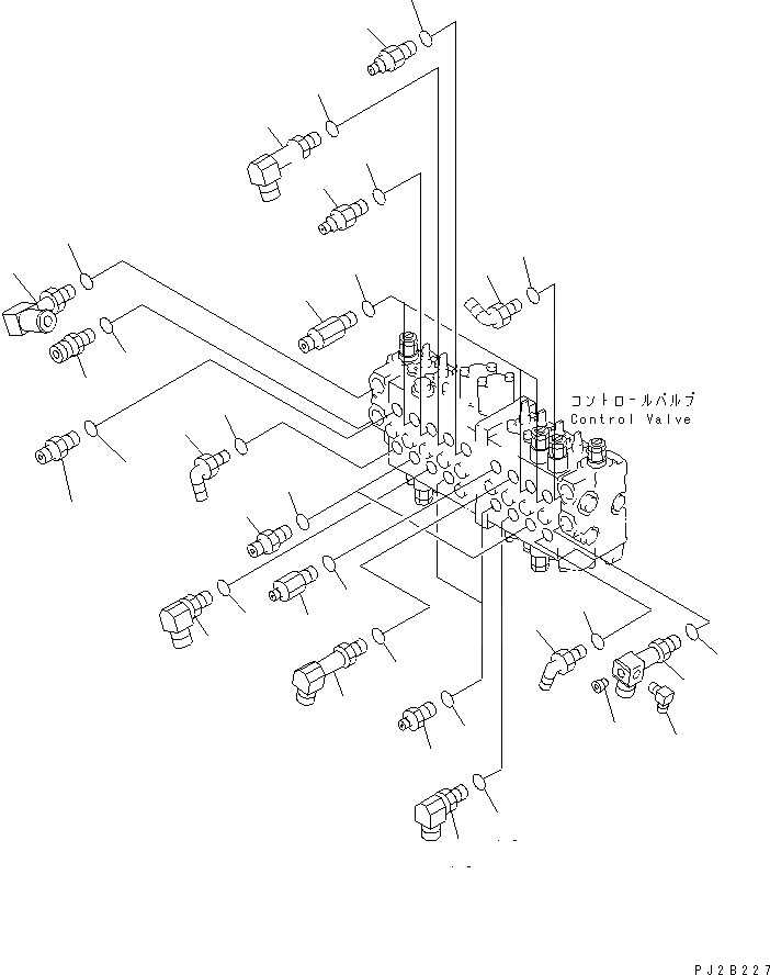Схема запчастей Komatsu PC10MR-1 - ОСНОВН. УПРАВЛ-Е (СОЕДИНИТЕЛЬН. ЧАСТИ ДЛЯ ОСНОВН. КЛАПАН)(№89-99) КАБИНА ОПЕРАТОРА И СИСТЕМА УПРАВЛЕНИЯ