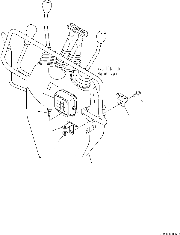 Схема запчастей Komatsu PC10MR-1-B - ДОПОЛН. ЛАМПА РАБОЧ. ОСВЕЩЕНИЯ ЭЛЕКТРИКА