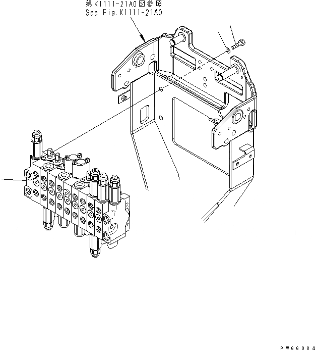 Схема запчастей Komatsu PC10MR-1-B - ОСНОВН. УПРАВЛ-Е (ОСНОВН. КЛАПАН И ЭЛЕМЕНТЫ КРЕПЛЕНИЯ) (ФИКС. GAUGE)(№-) КАБИНА ОПЕРАТОРА И СИСТЕМА УПРАВЛЕНИЯ