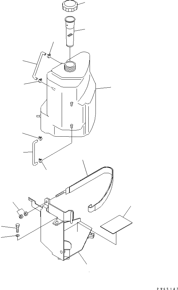 Схема запчастей Komatsu PC10UU-3 - ТОПЛИВН. БАК. (БАК И КОМПОНЕНТЫ) ТОПЛИВН. БАК. AND КОМПОНЕНТЫ