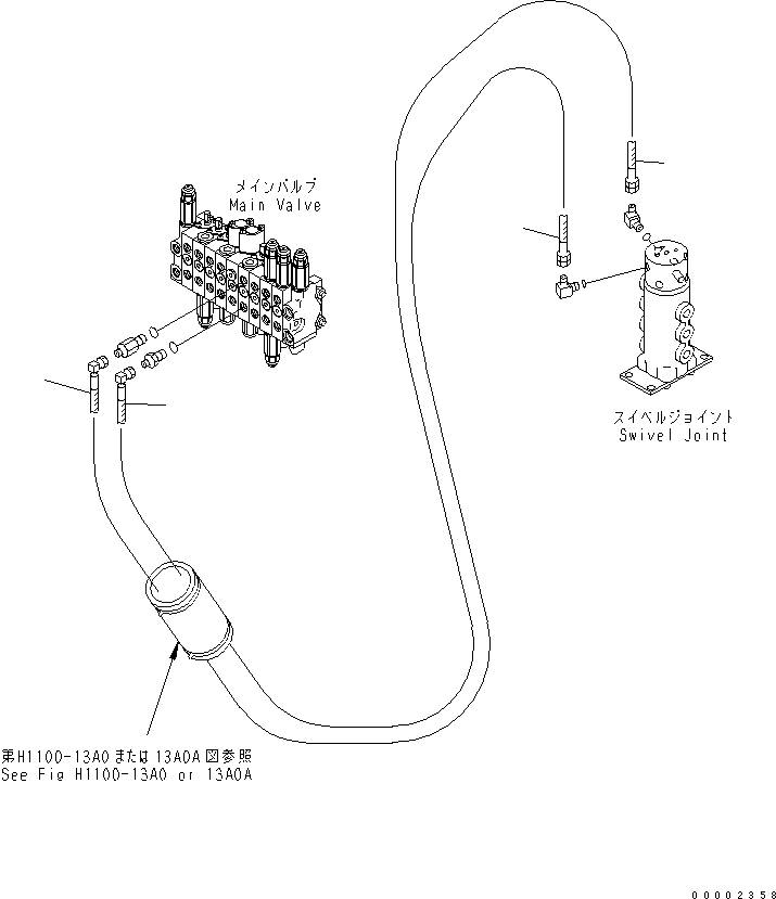 Схема запчастей Komatsu PC10UU-3 - ГИДРОЛИНИЯ (ЦИЛИНДР ОТВАЛА ЛИНИЯ)(№7-7) ГИДРАВЛИКА