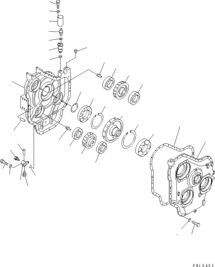 Схема запчастей Komatsu PC1100-6 - МЕХ-М ОТБОРА МОЩНОСТИ (МЕХ-М ОТБОРА МОЩН-ТИ В СБОРЕ) (ДЛЯ ЗАПЫЛЕНН. РАЙОНОВ) КОМПОНЕНТЫ ДВИГАТЕЛЯ