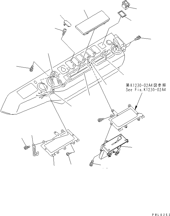 Схема запчастей Komatsu PC1100-6 - ПАНЕЛЬ И ОСНОВ. (БЕЗ РАДИО) (С ОБОГРЕВ-ЛЕМ) (ДЛЯ EC)(№-7) КАБИНА ОПЕРАТОРА И СИСТЕМА УПРАВЛЕНИЯ