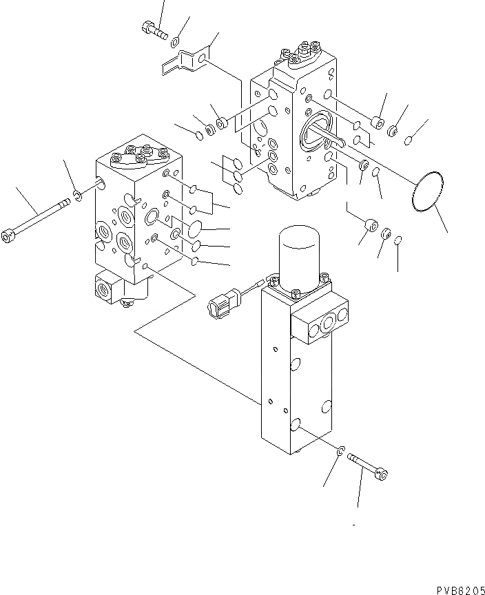 Схема запчастей Komatsu PC1100-6 - ОСНОВН. НАСОС (/) (N. НАСОС) ОСНОВН. КОМПОНЕНТЫ И РЕМКОМПЛЕКТЫ