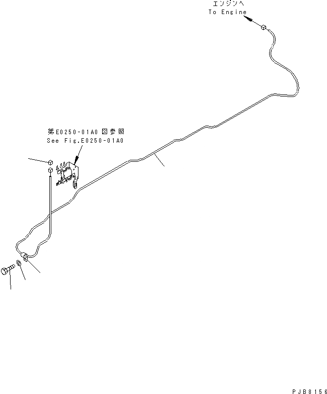 Схема запчастей Komatsu PC1100LC-6 - ЭЛЕКТРОПРОВОДКА (ОСНОВН. Э/ПРОВОДКА) (КРЕПЛЕНИЕ) (КАБИНА) ЭЛЕКТРИКА