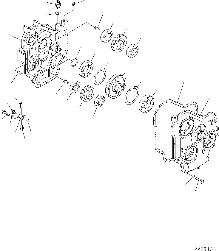 Схема запчастей Komatsu PC1100SP-6 - МЕХ-М ОТБОРА МОЩНОСТИ (МЕХ-М ОТБОРА МОЩН-ТИ В СБОРЕ) КОМПОНЕНТЫ ДВИГАТЕЛЯ