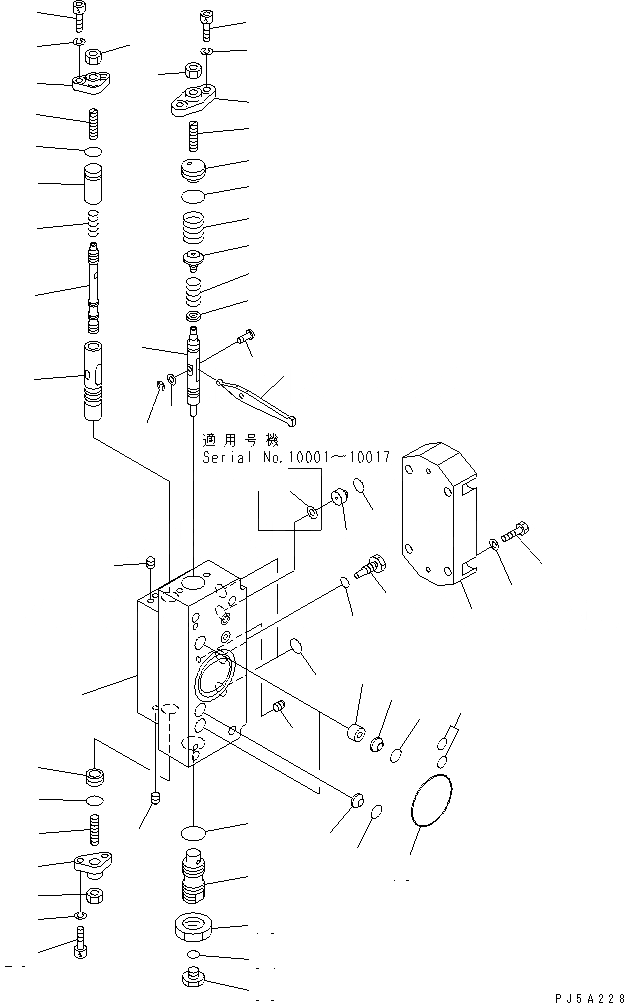 Схема запчастей Komatsu PC1100SE-6 - ОСНОВН. НАСОС (8/9) (N. НАСОС) ОСНОВН. КОМПОНЕНТЫ И РЕМКОМПЛЕКТЫ