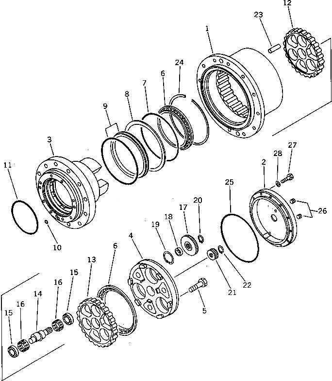Схема запчастей Komatsu PC120-3 - АВТОМ. ЗАМЕДЛЕНИЕ ОБОРОТОВ ЦИЛИНДР (АВТОМ. ЗАМЕДЛЕНИЕ ОБОРОТОВ)(№-) КОМПОНЕНТЫ ДВИГАТЕЛЯ И ЭЛЕКТРИКА