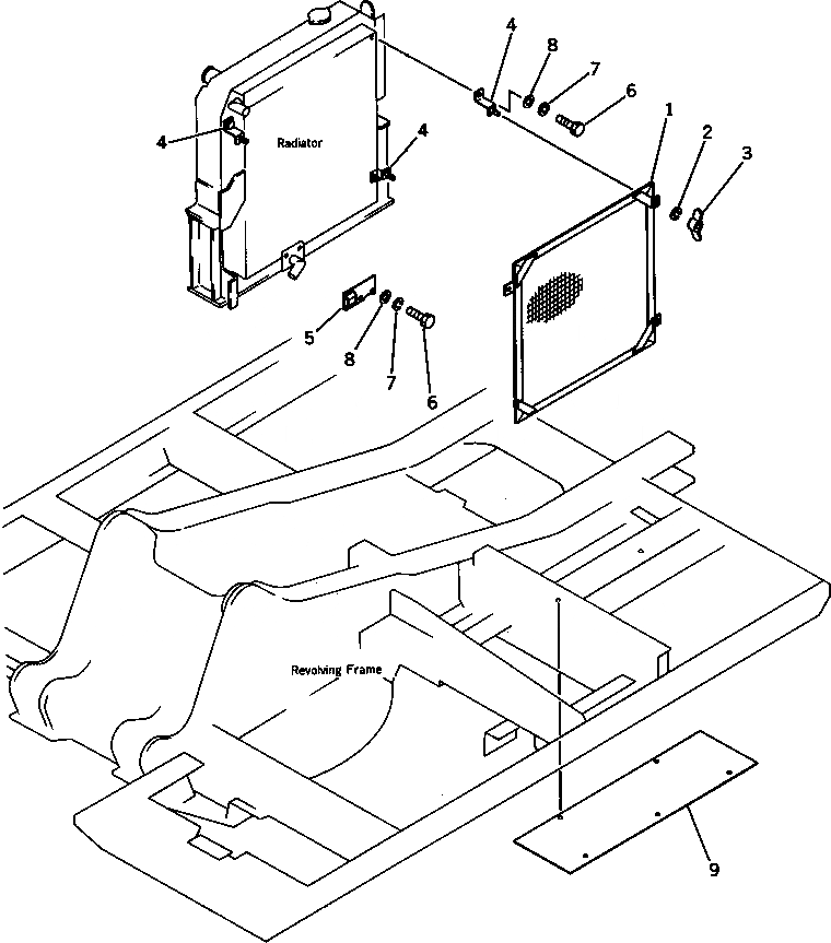 Схема запчастей Komatsu PC120-3 - ГИДРОЛИНИЯ (КЛАПАН - РАСПРЕДЕЛИТ. КЛАПАН) (ДЛЯ WRIST УПРАВЛ-Е)  (БЕЗ ПОВОРОТН. МЕХАНИЧ. ТОРМОЗ.) ПОВОРОТН. И СИСТЕМА УПРАВЛЕНИЯ