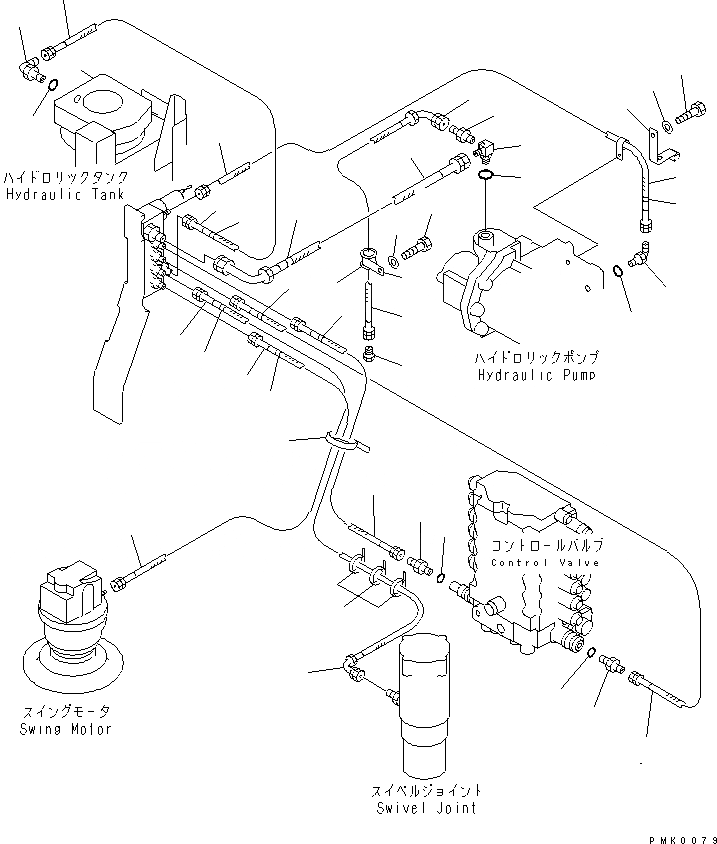 Схема запчастей Komatsu PC120-6 - СОЛЕНОИДНЫЙ КЛАПАН ЛИНИЯ (СОЛЕНОИДНЫЙ КЛАПАН ТРУБЫ)(№98-) ГИДРАВЛИКА