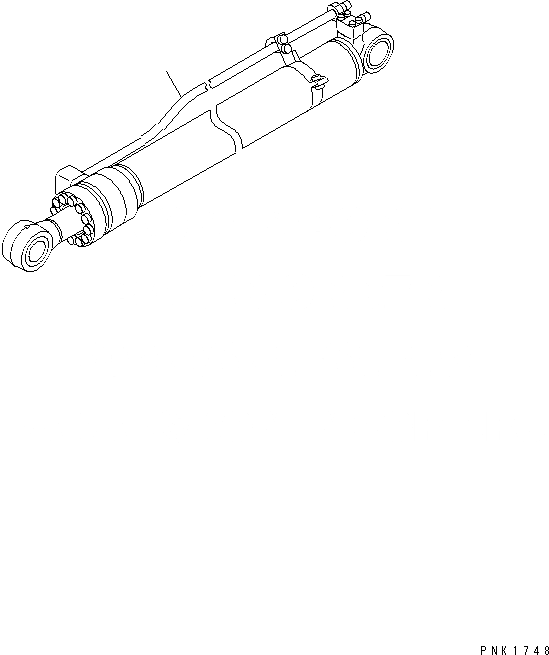 Схема запчастей Komatsu PC120-6 - ЦИЛИНДР РУКОЯТИ(№98-) РАБОЧЕЕ ОБОРУДОВАНИЕ