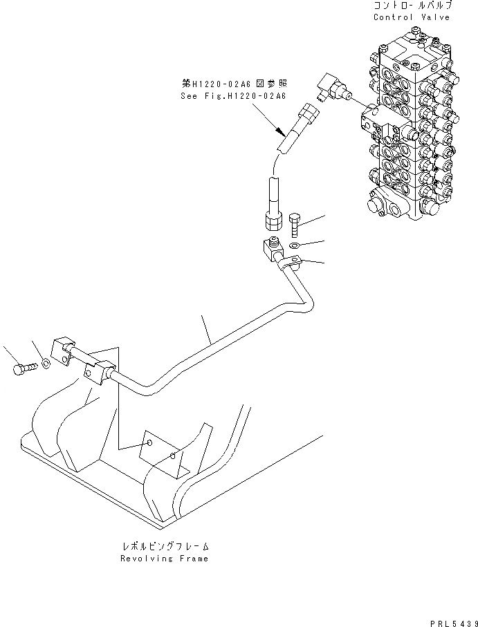 Схема запчастей Komatsu PC120-6Z - БЛОКИР. СТРЕЛЫ КЛАПАН ЛИНИЯ (ДЛЯ РОССИЯ)(№98-) ГИДРАВЛИКА