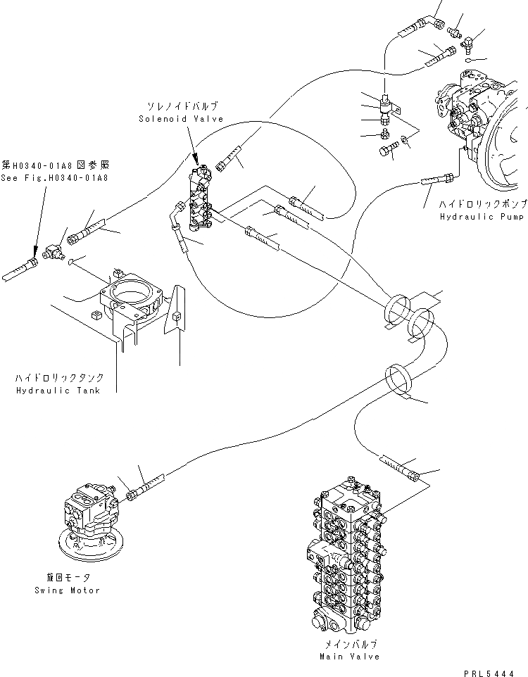 Схема запчастей Komatsu PC120-6Z - СОЛЕНОИДНЫЙ КЛАПАН ЛИНИЯ (СОЛЕНОИДНЫЙ КЛАПАН ТРУБЫ) (ДЛЯ РОССИЯ)(№98-) ГИДРАВЛИКА