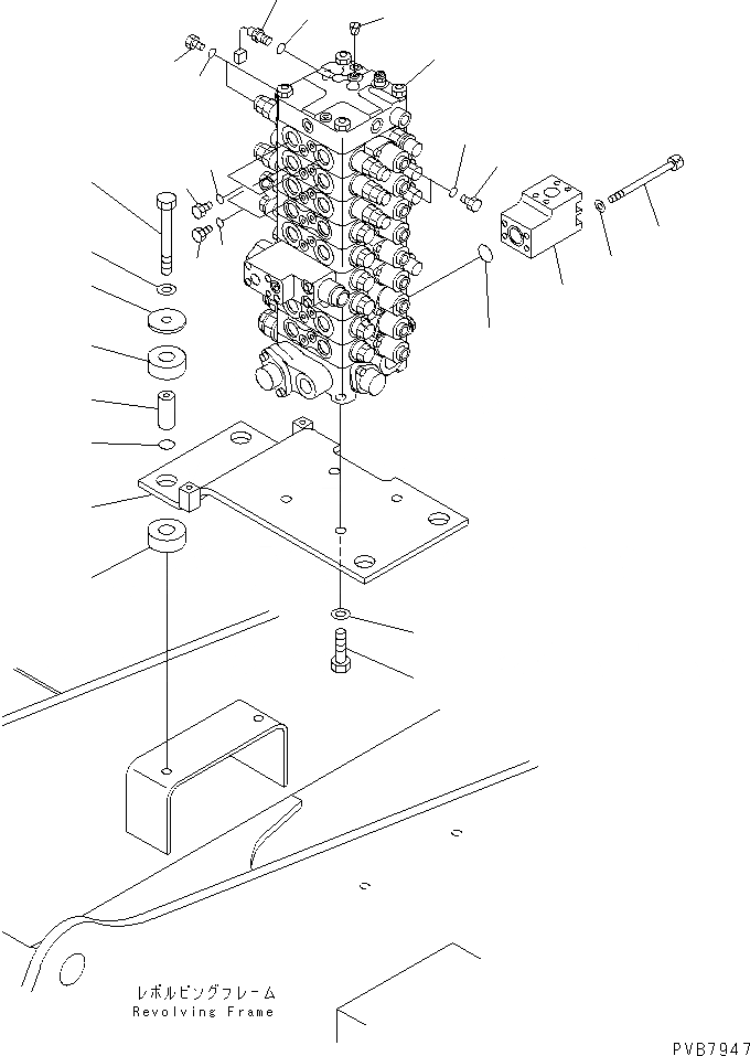 Схема запчастей Komatsu PC120-6 - ОСНОВН. КЛАПАН (КЛАПАН¤ КОРПУС¤ КРЕПЛЕНИЕ И ДАТЧИК) (С 2-СЕКЦИОНН. СТРЕЛА ИЛИ ПОВОРОТН. РУКОЯТЬ)(№7-97) ГИДРАВЛИКА