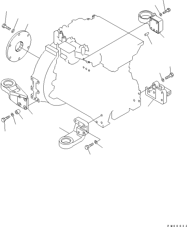 Схема запчастей Komatsu PC120-6Z-A1 - КОМПОНЕНТЫ ДВИГАТЕЛЯ(№-798) КОМПОНЕНТЫ ДВИГАТЕЛЯ