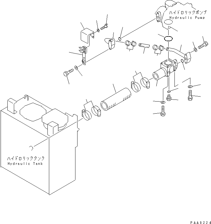 Схема запчастей Komatsu PC120-6Z-A1 - НАСОС ВСАСЫВ.(№-798) ГИДРАВЛИКА
