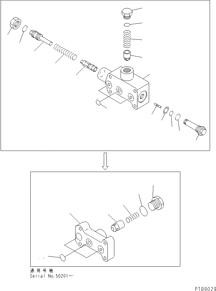 Схема запчастей Komatsu PC120-6Z-A1 - ОСНОВН. КЛАПАН (-АКТУАТОР) (/)(№77-999) ОСНОВН. КОМПОНЕНТЫ И РЕМКОМПЛЕКТЫ