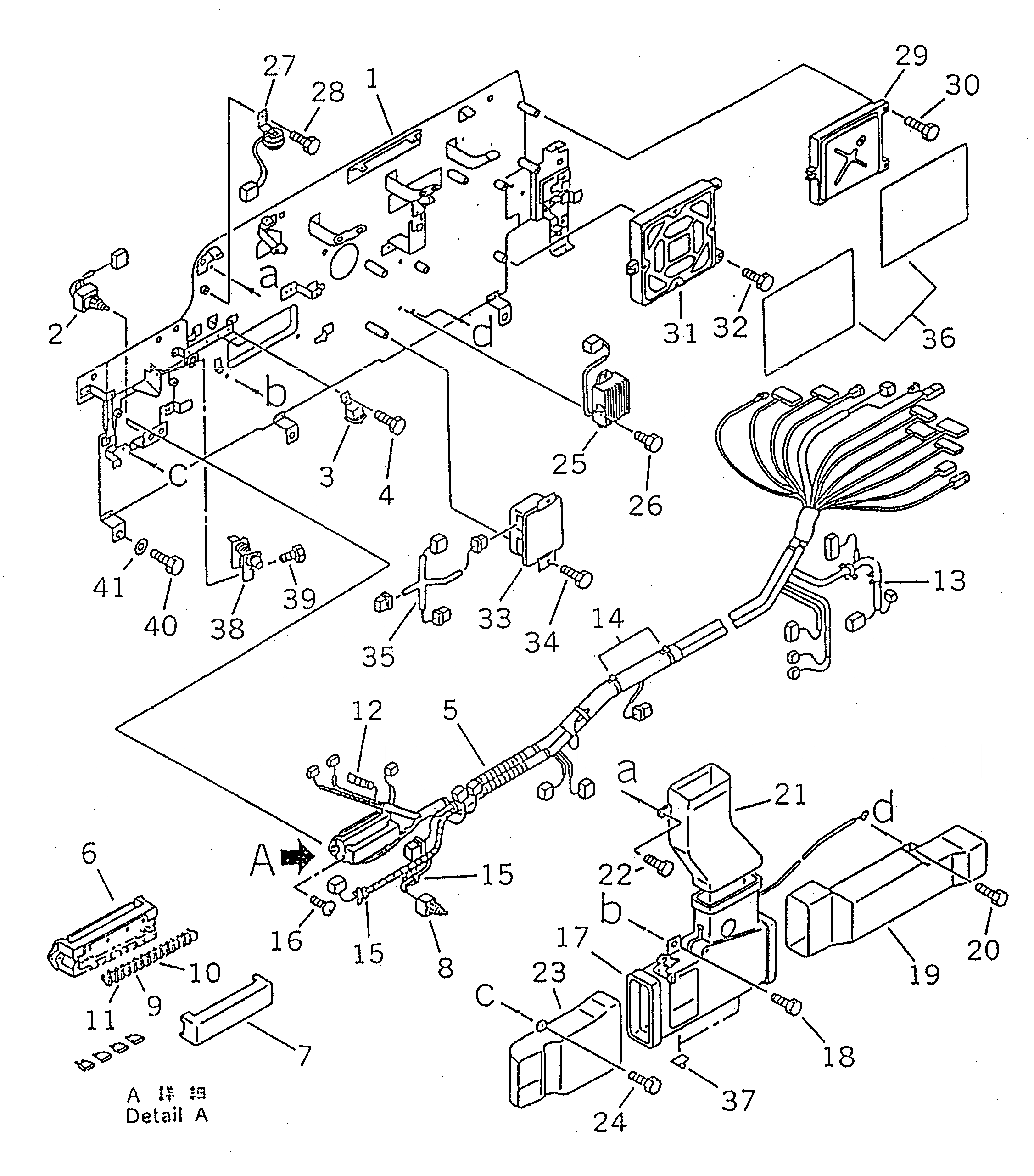 Схема запчастей Komatsu PC120-6H - КАБИНА (С АВТОМАТИЧ. СДВИГ. ВВЕРХ) (КАБИНА (INКАПОТ) (С ЧАСТИ КОРПУСА)(№30025-31999) ) (ОСНОВ.)(№-) КАБИНА ОПЕРАТОРА И СИСТЕМА УПРАВЛЕНИЯ