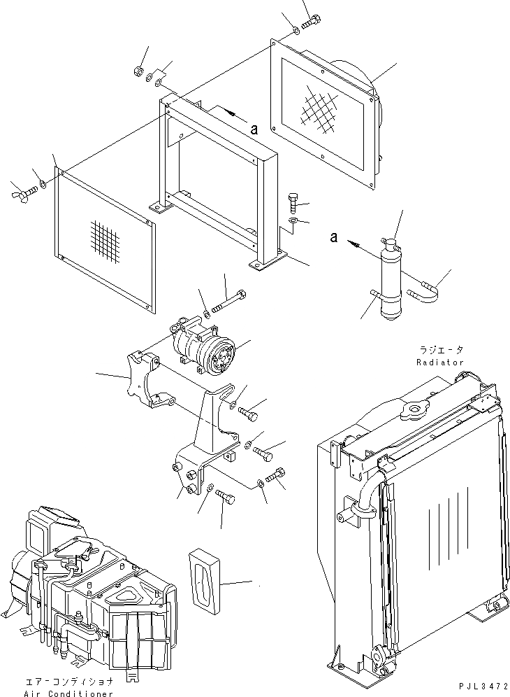 Схема запчастей Komatsu PC120-6Z - КОНДИЦ. ВОЗДУХА (БЛОК) (DUST ЗАЩИТА СПЕЦ-Я.)(№89-8) КАБИНА ОПЕРАТОРА И СИСТЕМА УПРАВЛЕНИЯ