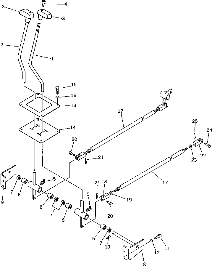 Схема запчастей Komatsu PC120S-3 - КОНТРОЛЬ ХОДА (ДЛЯ WRIST УПРАВЛ-Е) (БЕЗ АВТОМ. ЗАМЕДЛЕНИЕ ОБОРОТОВ) ПОВОРОТН. И СИСТЕМА УПРАВЛЕНИЯ