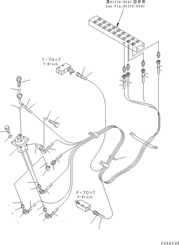 Схема запчастей Komatsu PC120SC-6 - ПОЛ (P.P.C. ХОД ТРУБЫ) (ДЛЯ SLIDE КАБИНА)(№-) КАБИНА ОПЕРАТОРА И СИСТЕМА УПРАВЛЕНИЯ
