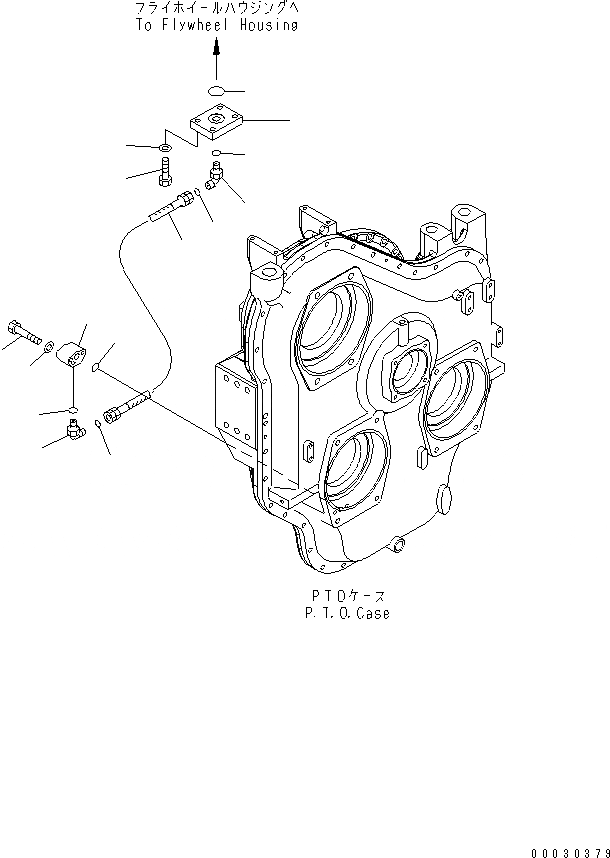Схема запчастей Komatsu PC1250-7 - МЕХ-М ОТБОРА МОЩНОСТИ (СМАЗКА) (МАХОВИК ТРУБЫ)(№-) КОМПОНЕНТЫ ДВИГАТЕЛЯ