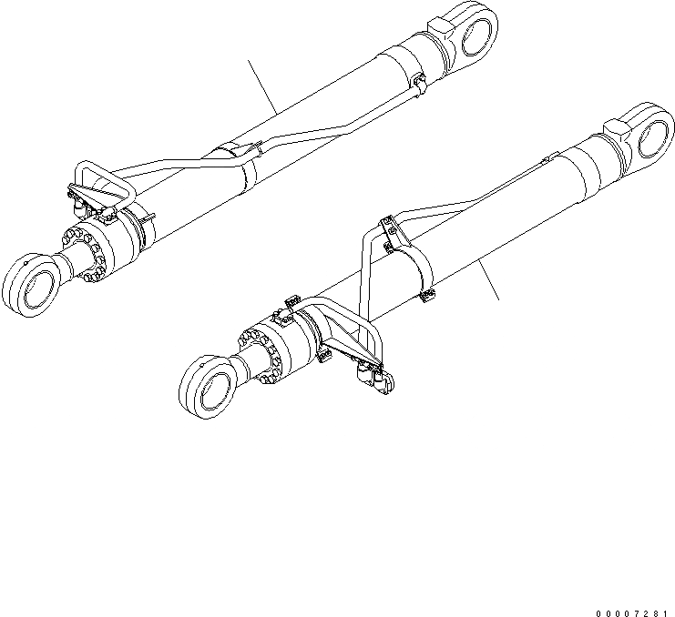 Схема запчастей Komatsu PC1250-8R - РАБОЧЕЕ ОБОРУДОВАНИЕ (ЦИЛИНДР КОВША) (ДЛЯ ПОГРУЗ.)(№-) РАБОЧЕЕ ОБОРУДОВАНИЕ