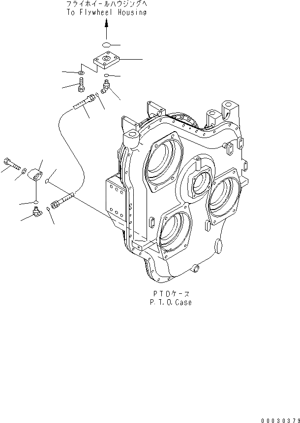 Схема запчастей Komatsu PC1250LC-7 - МЕХ-М ОТБОРА МОЩНОСТИ (СМАЗКА) (МАХОВИК ТРУБЫ)(№-) КОМПОНЕНТЫ ДВИГАТЕЛЯ