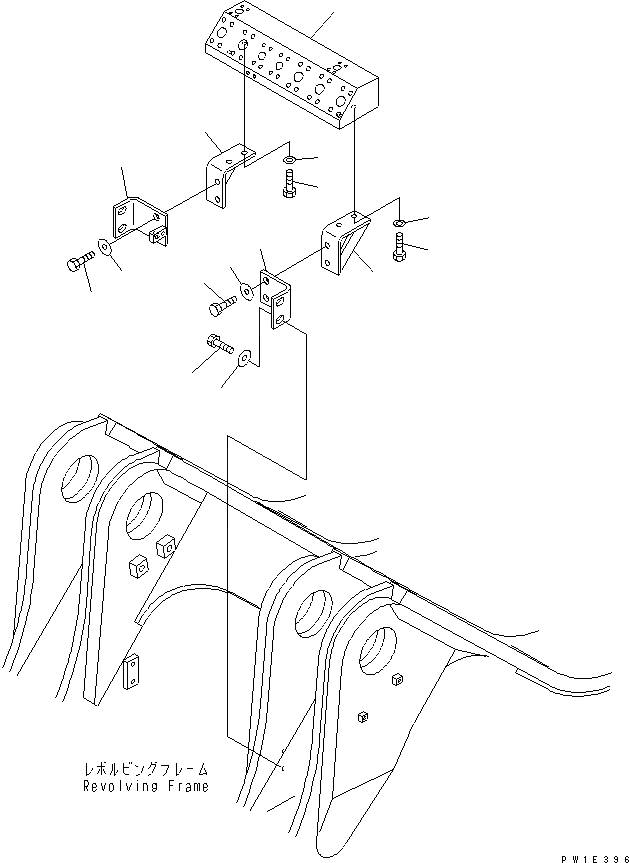 Схема запчастей Komatsu PC1250LC-7 - НИЖН. ЧАСТЬ СТРЕЛЫ ГИДРАВЛИКА