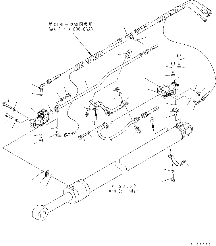 Схема запчастей Komatsu PC128US-2 - РУКОЯТЬ CRANE (ЦИЛИНДР РУКОЯТИ) (ГЛАВН. КЛАПАН) (РУКОЯТЬ БЛОКИР. VAVLE) (YELНИЗ.)(№7-) СПЕЦ. ОПЦИИ