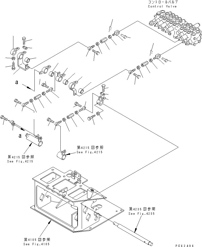 Схема запчастей Komatsu PC12UU-1 - ПОВОРОТН. И РУКОЯТЬ МЕХ-М УПРАВЛ-Я (ДЛЯ WAY УПРАВЛ-Е) (/) СИСТЕМА УПРАВЛЕНИЯ И ОСНОВНАЯ РАМА