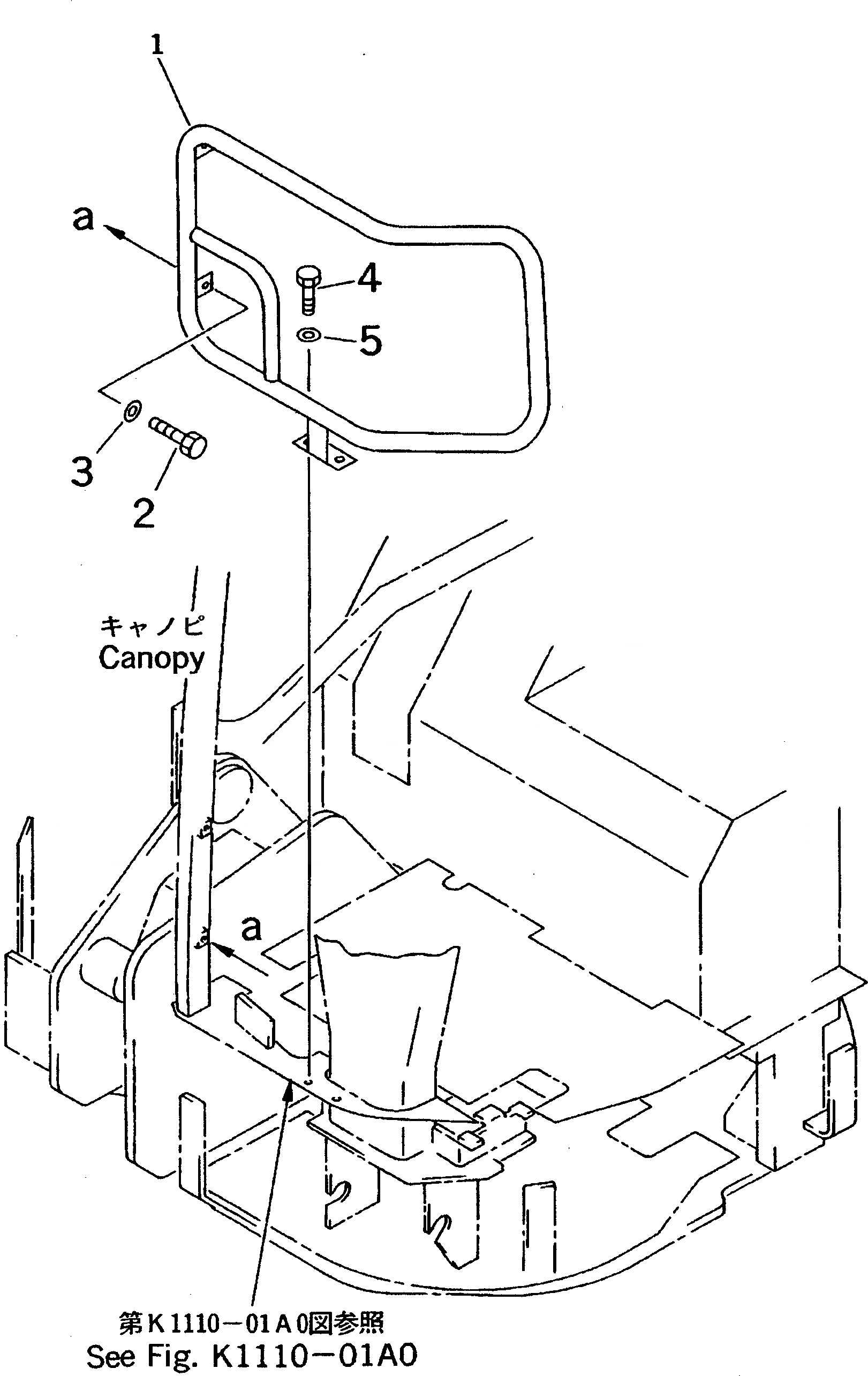 Схема запчастей Komatsu PC12UU-2 - ПОРУЧНИ(ДЛЯ СПЕЦИФИКАЦИИ С МОЛОТОМ) КАБИНА ОПЕРАТОРА И СИСТЕМА УПРАВЛЕНИЯ