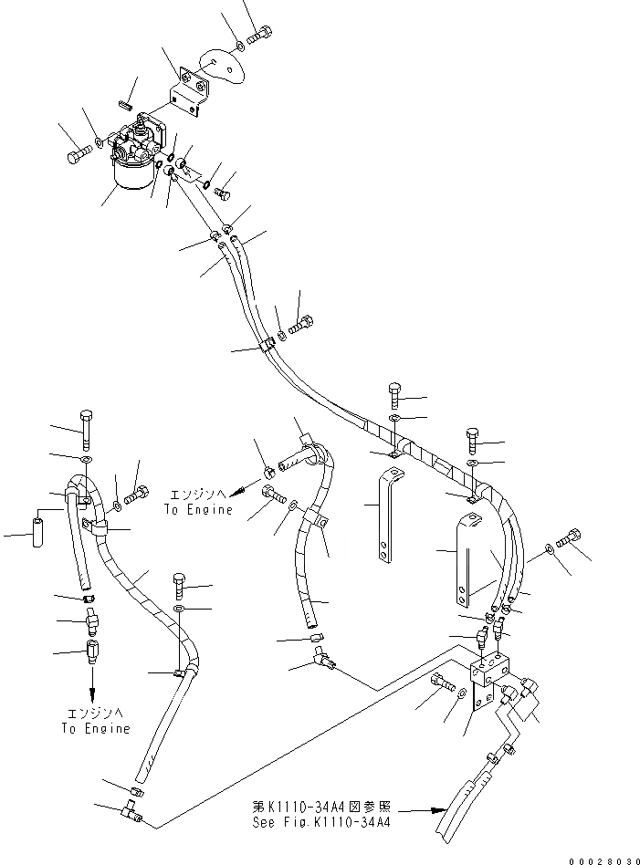 Схема запчастей Komatsu PC130-7 - АНТИКОРРОЗ. ЭЛЕМЕНТ ПРЕДОХР-ЛЬ(№7-) КОМПОНЕНТЫ ДВИГАТЕЛЯ