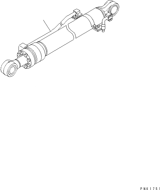 Схема запчастей Komatsu PC130-6G - ЦИЛИНДР КОВША(№-) РАБОЧЕЕ ОБОРУДОВАНИЕ