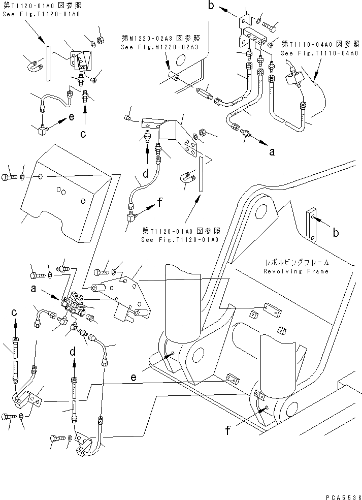 Схема запчастей Komatsu PC130-6 - АВТОМАТИЧ. СМАЗ. (АВТОМАТИЧ. СМАЗ. ЛИНИЯ) РАЗНОЕ