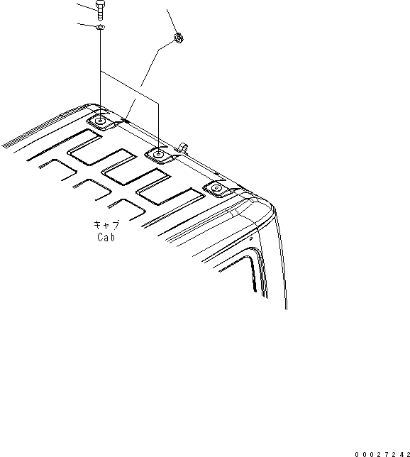 Схема запчастей Komatsu PC130-7K - ПРОБЛЕСК. МАЯКLESS ЭЛЕКТРИКА