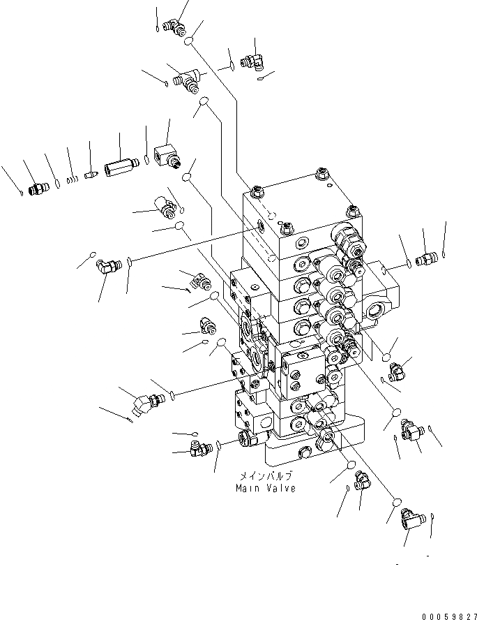 Схема запчастей Komatsu PC138US-8 - ГИДРОЛИНИЯ РУКОЯТИ И КОВША(/) (ДЛЯ -НАВЕСН. ОБОРУД) H ГИДРАВЛИКА