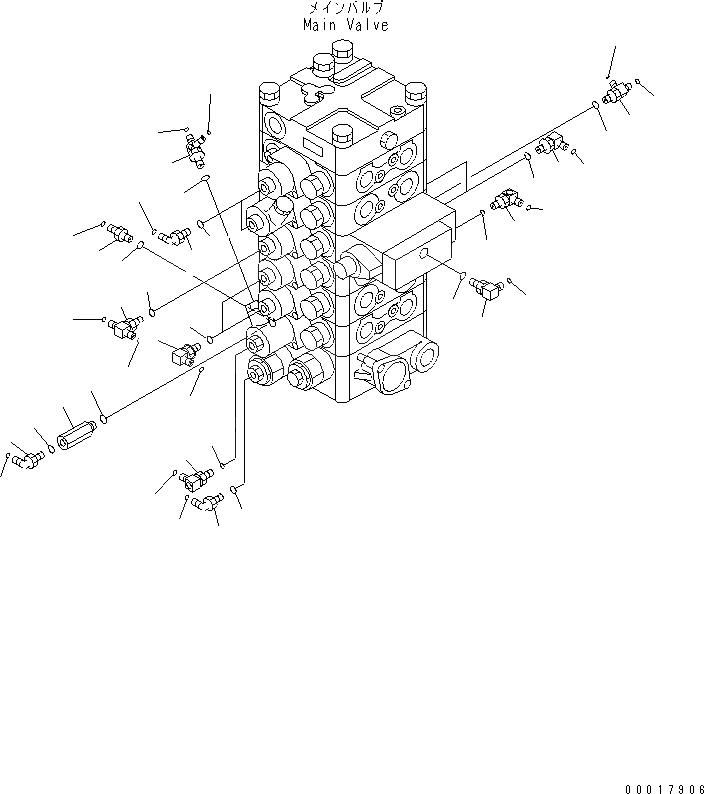 Схема запчастей Komatsu PC138US-2-AC - ГИДРОЛИНИЯ РУКОЯТИ И КОВША(/) (ДЛЯ ПОДЪЕМА РУКОЯТИ И MULTI PATTERN) ГИДРАВЛИКА