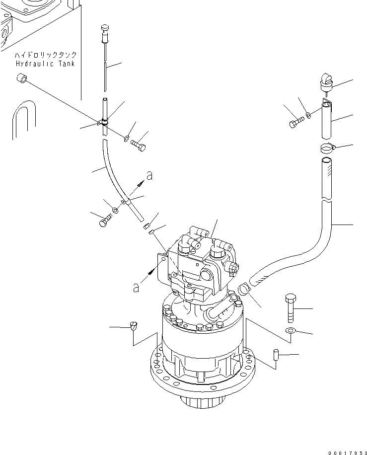 Схема запчастей Komatsu PC138USLC-2 - МЕХАНИЗМ ПОВОРОТА ПОВОРОТН. КРУГ И КОМПОНЕНТЫ