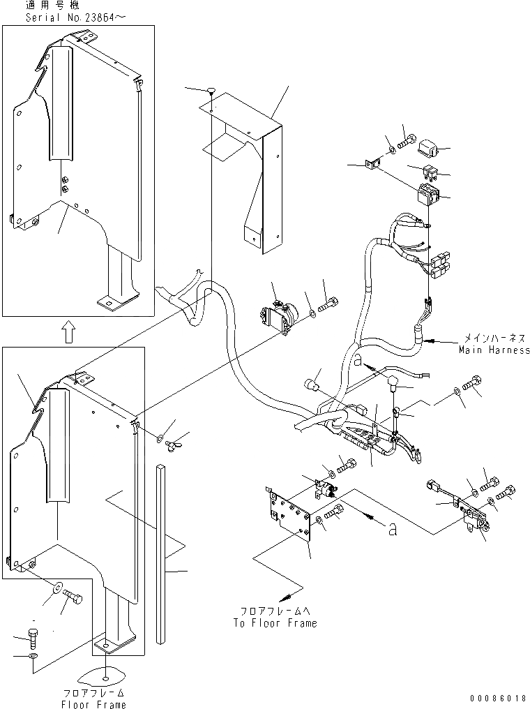 Схема запчастей Komatsu PC138US-8 - VEHICLE ЭЛЕКТР. (РЕЛЕ) (ДЛЯ ЕС СТУПЕНИ)(№8-) ЭЛЕКТРИКА