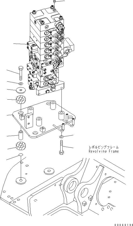 Схема запчастей Komatsu PC138US-8 - ОСНОВН. КЛАПАН (ДЛЯ -НАВЕСН. ОБОРУД И ABLE - AVAIL ДЛЯ РЕГУЛИР. -ЧАСТИS СТРЕЛА)(№-) ГИДРАВЛИКА